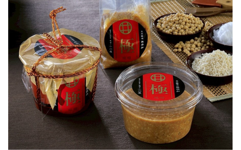 味噌の小川屋　至高の一品　極-きわみ　味噌700ｇ（樽）