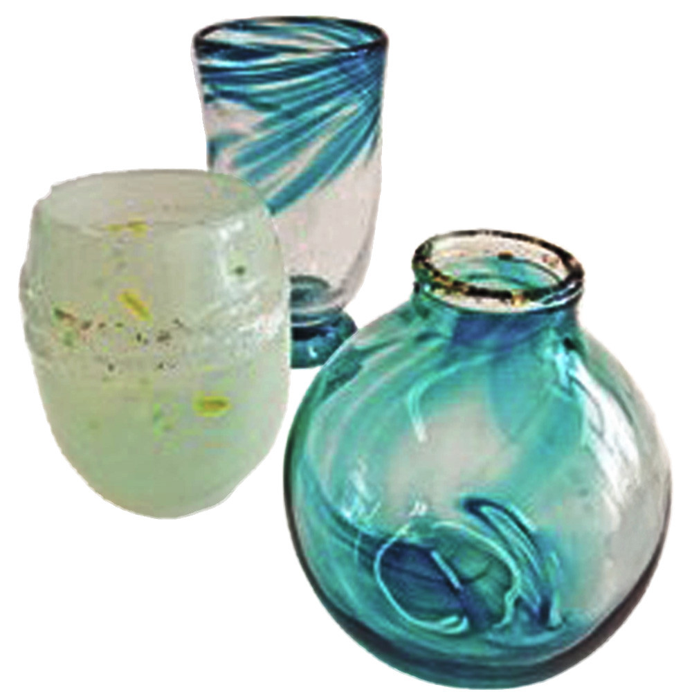 特製マグネット1つと吹きガラスAコース制作体験チケット