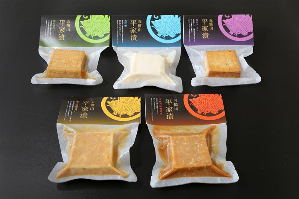 五箇山ねこのくら工房soy&nbsp;foodセットA《南砺の逸品》&nbsp;豆腐&nbsp;平家漬け&nbsp;味噌漬け&nbsp;ベーコン風味&nbsp;ゆず味噌漬け&nbsp;楮の香り
