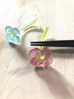 【ガラス】摘花はしおき（2個セット）