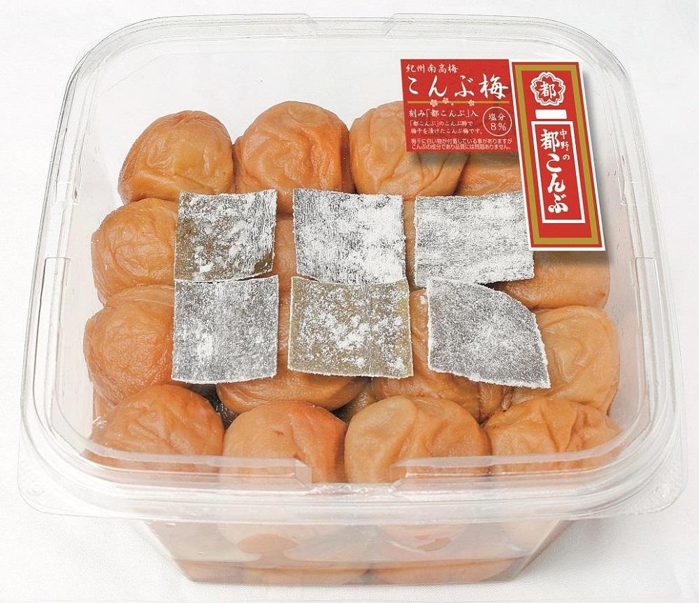 紀州南高梅こんぶ梅刻み「都こんぶ」入650g