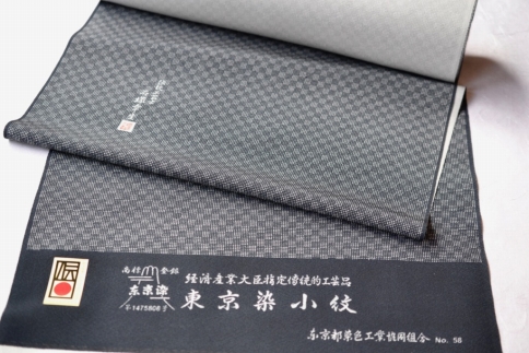 江戸小紋　反物巾約39cm長さ13ｍ以上