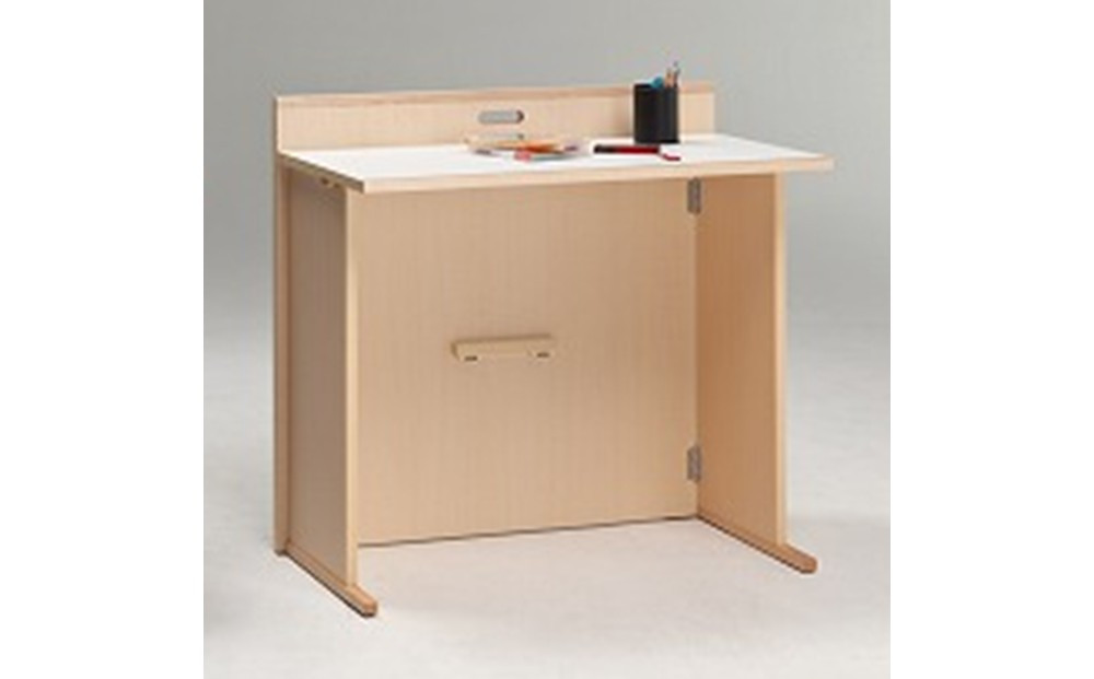 折り畳みデスク　パタン　ベージュ色