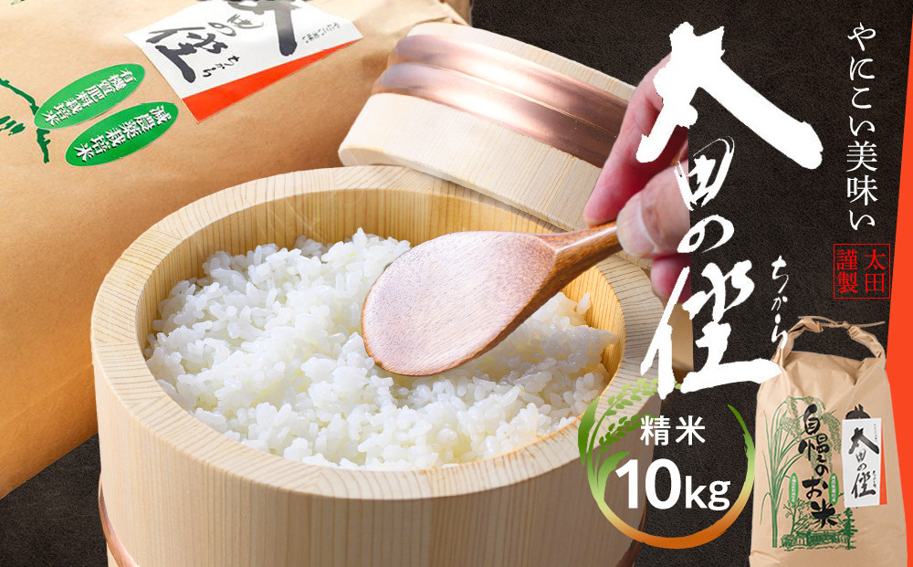 『太田のちから』10kg&nbsp;減農薬栽培・有機質肥料栽培のコシヒカリ