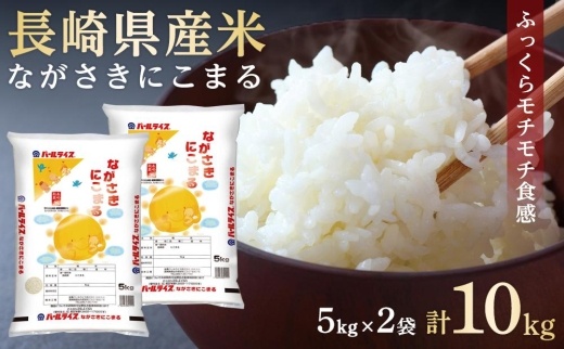 【AA032】長崎県産米 令和5年産 ながさきにこまる 10kg（5kg×2）【ポイント交換専用】