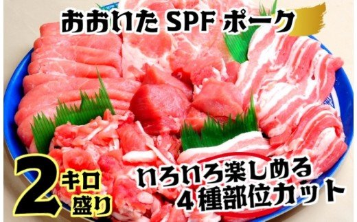 SPF豚いろいろ楽しめる2kgセット