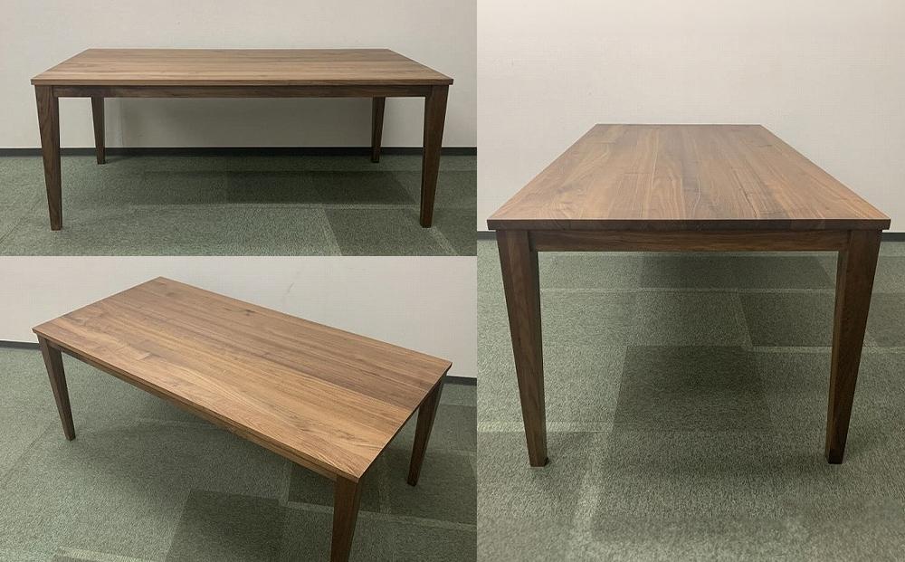 CNT01-DT ダイニングテーブル 幅130cm 奥行80cm ウォールナット無垢