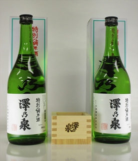 特別純米酒澤乃泉720ｍｌ【蔵の華使用】2本セット