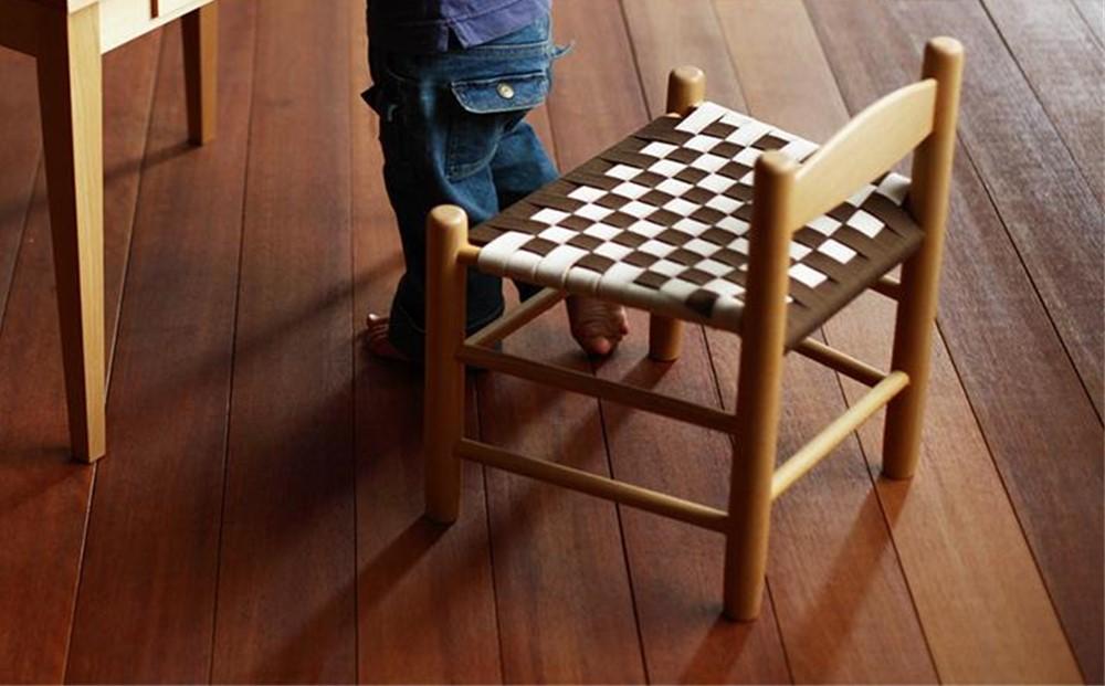 シェーカーキッズチェア&nbsp;ブラウン×ナチュラル