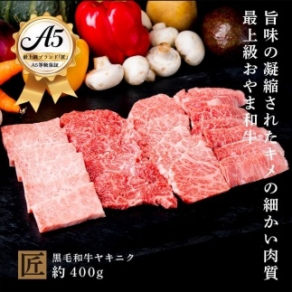 おやま和牛 A5 極 ヤキニク 約400g　焼肉【ポイント交換専用】