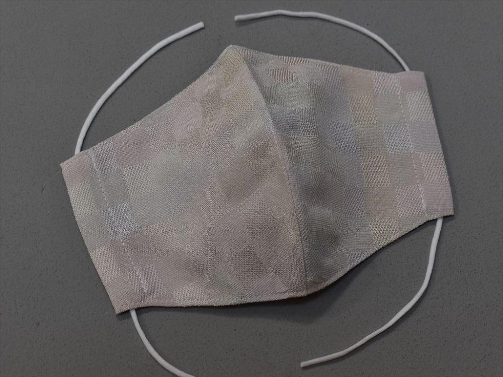 やまだ織謹製　洗えるシルクマスク サイズM 055-059