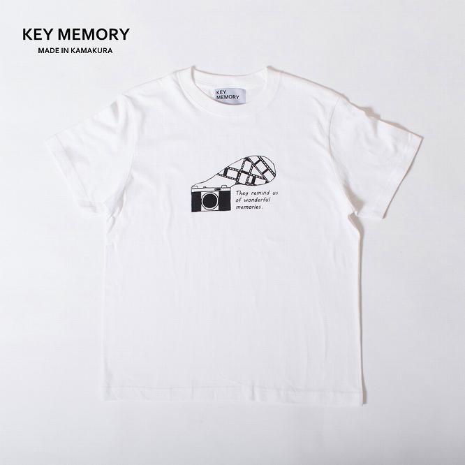 【0サイズ】【KEY MEMORY】Camera T-shirts WHITE