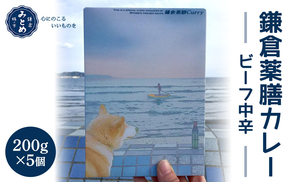 鎌倉薬膳カレー（レトルト）5個セット&nbsp;|&nbsp;カレー&nbsp;薬膳&nbsp;薬膳カレー&nbsp;食品&nbsp;レトルトカレー&nbsp;中辛&nbsp;常備食&nbsp;人気&nbsp;おすすめ&nbsp;時短調理&nbsp;ストック食品&nbsp;簡単調理&nbsp;家庭用&nbsp;送料無料&nbsp;神奈川&nbsp;鎌倉
