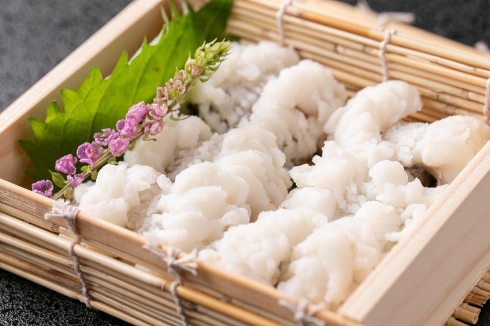 【京料理&nbsp;坂安】ハモ落し（湯引き）｜京都&nbsp;グルメ&nbsp;人気京料理&nbsp;[&nbsp;京都&nbsp;坂安&nbsp;鮮度の良い天然ハモ&nbsp;鱧&nbsp;はも&nbsp;湯引き&nbsp;美味しい&nbsp;おすすめ&nbsp;料理&nbsp;和食&nbsp;ご褒美&nbsp;お祝い&nbsp;お取り寄せ&nbsp;通返&nbsp;送料無料&nbsp;ふるさと納税&nbsp;]
