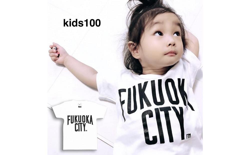 FUKUOKA CITY T-shirt（フクオカシティTシャツ）ホワイト・100サイズ