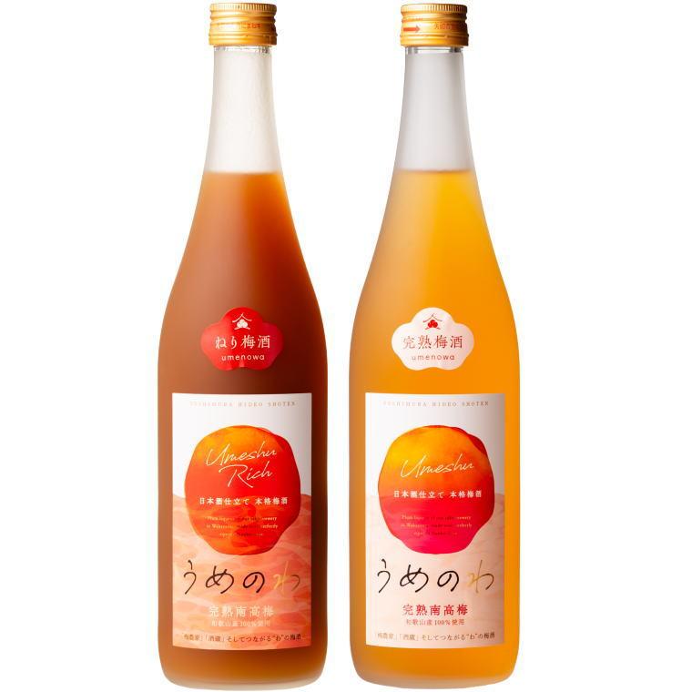 【紀州完熟南高梅使用】濃厚「ねり梅酒」と芳醇「梅酒」各720mlの飲み比べ【TM18】