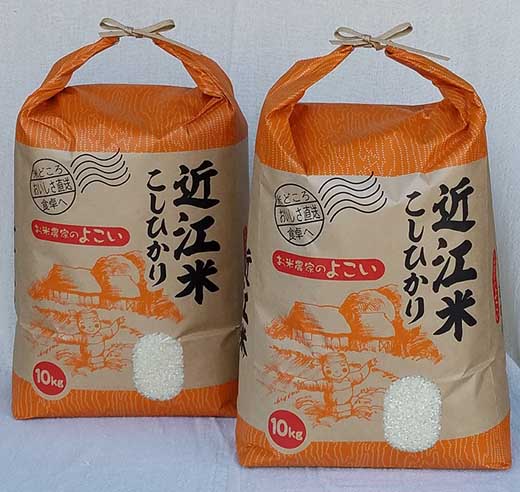 ◆【令和5年産】高島市 安曇川 特別栽培米 近江米 コシヒカリ 20kg