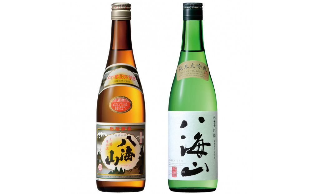 日本酒&nbsp;八海山&nbsp;清酒・純米大吟醸&nbsp;720ml×2本セット