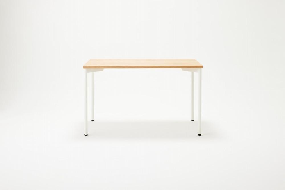 パソコンデスク&nbsp;シンプル&nbsp;デスク&nbsp;WAAKdesk&nbsp;TypeA&nbsp;120&nbsp;天板オーク&nbsp;|&nbsp;脚ホワイト