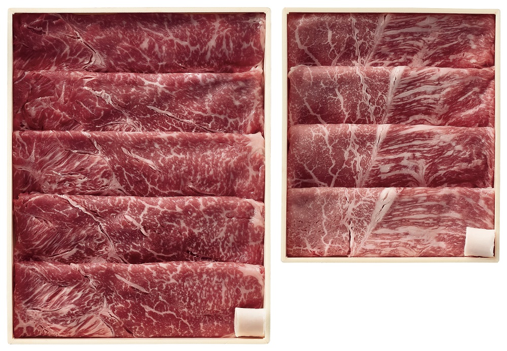 鹿児島県産黒毛和牛 すき焼き用（肩肉560g、モモ肉300g）