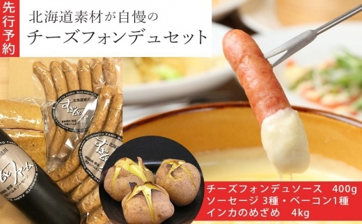 先行予約 北海道素材が自慢のチーズフォンデュセット Jtbのふるさと納税サイト ふるぽ