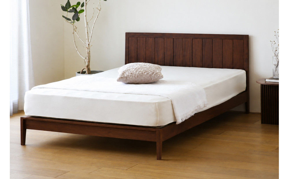 【開梱設置】高野木工&nbsp;THOMSON&nbsp;BED&nbsp;トムソン&nbsp;ダブル&nbsp;ウォルナット【10年保証】