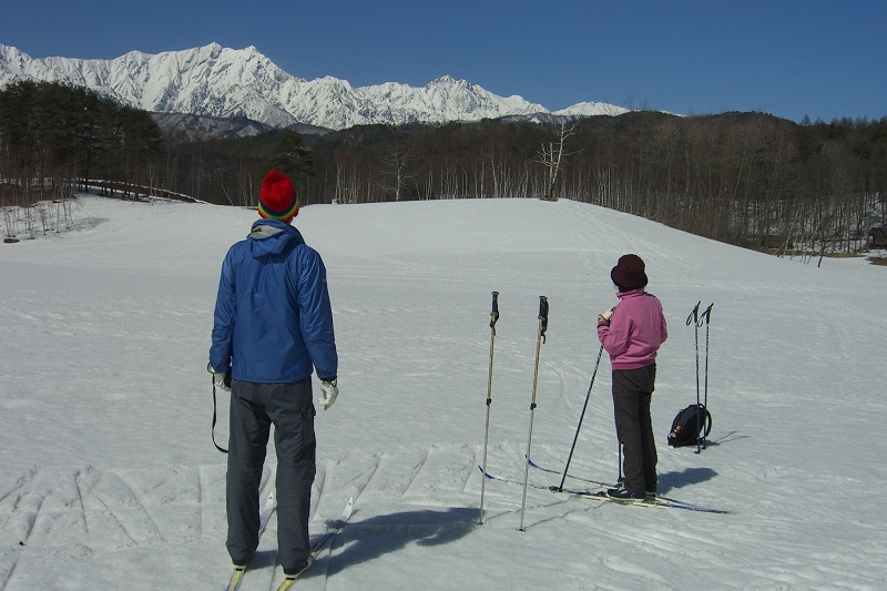 雪原を歩こう。クロスカントリースキー　半日コース　ペアチケット