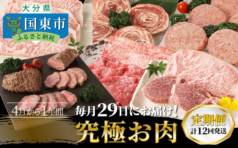 毎月29日にお届け!究極お肉4月から1年間定期便 / 計12回発送