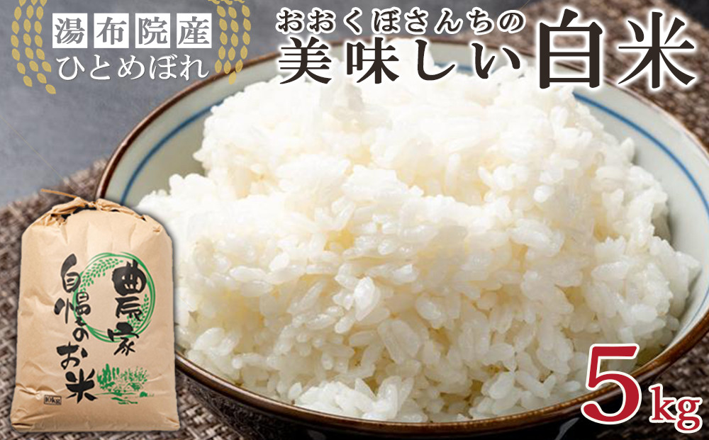 湯布院産&nbsp;おおくぼさんちの美味しい&nbsp;白米&nbsp;5g【ひとめぼれ】