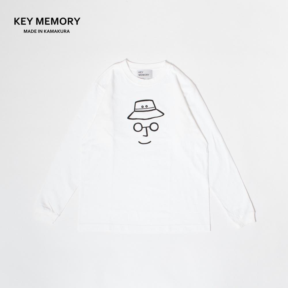 《1》【KEYMEMORY】バケットハットロングＴシャツ　WHITE