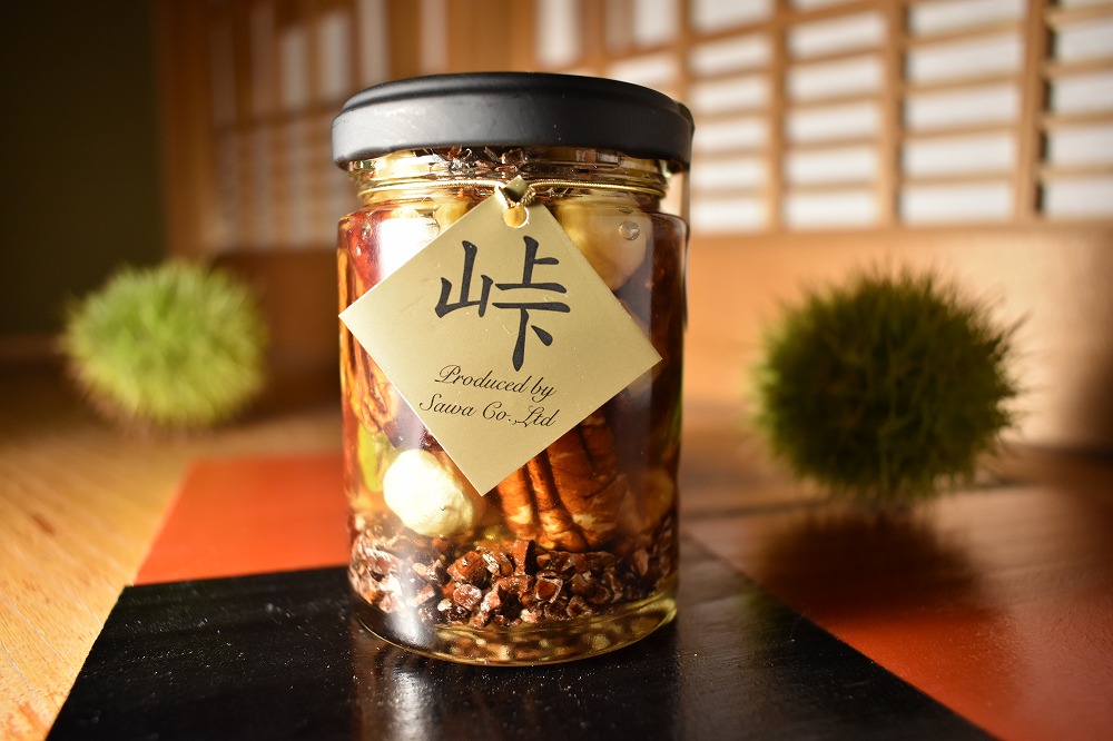 ナッツの蜂蜜漬【峠プレミアム 爛（RAN）】～熊野古道 峠の蜂蜜×ナッツ【SW15】