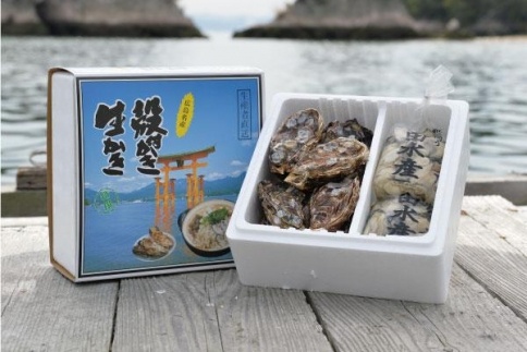 島田水産　Shimada　Oyster　生かき1ｋｇ（500ｇ×2）+殻付き10個（加熱用）