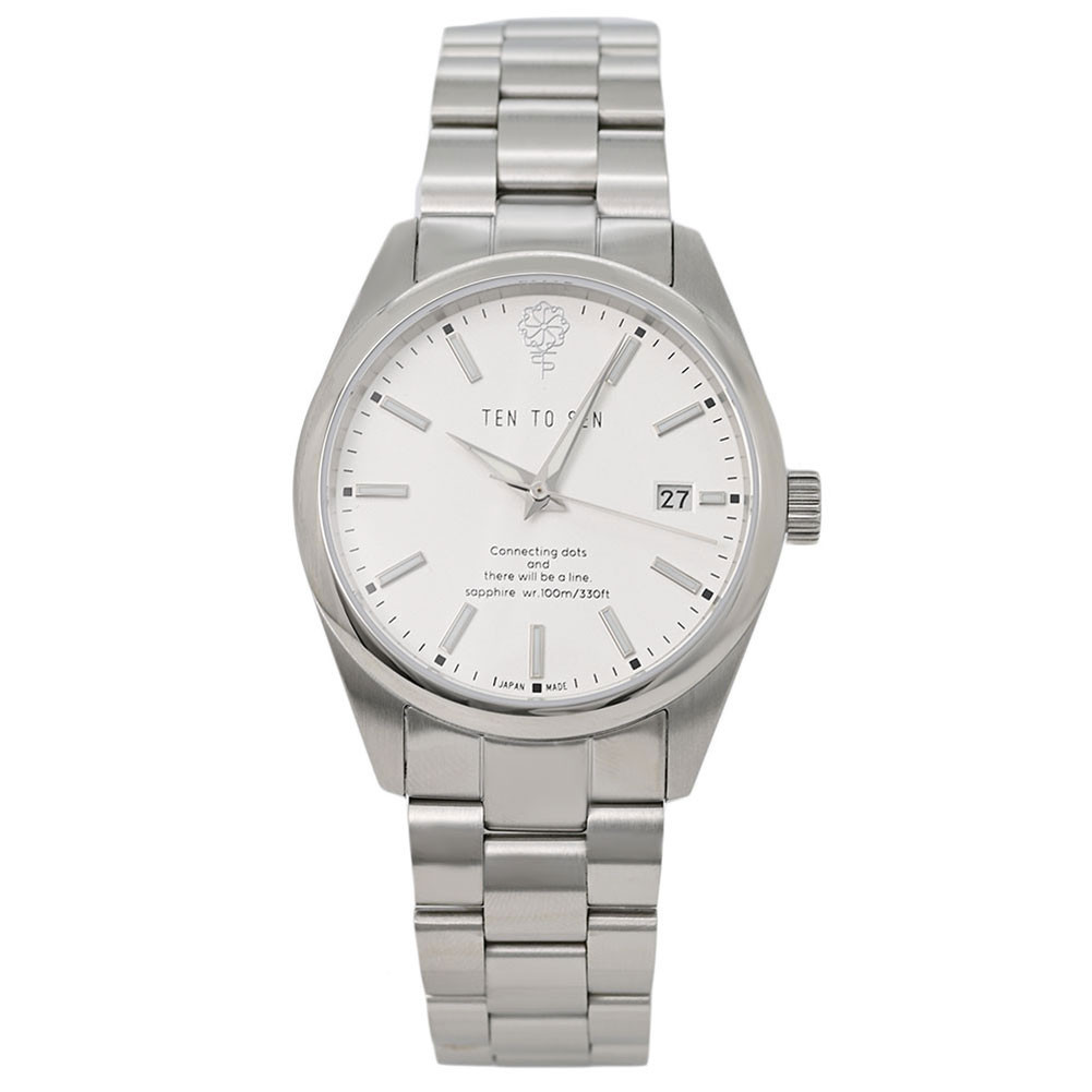 TEN&nbsp;TO&nbsp;SEN&nbsp;1st&nbsp;STANDARD&nbsp;日本製&nbsp;自動巻き&nbsp;ホワイト