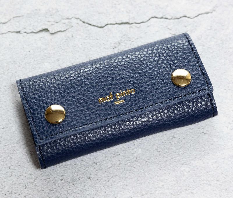maf&nbsp;pinto&nbsp;(マフ&nbsp;ピント)&nbsp;キーケース&nbsp;ネイビー&nbsp;ADRIA&nbsp;LINE&nbsp;レザー&nbsp;本革&nbsp;日本製