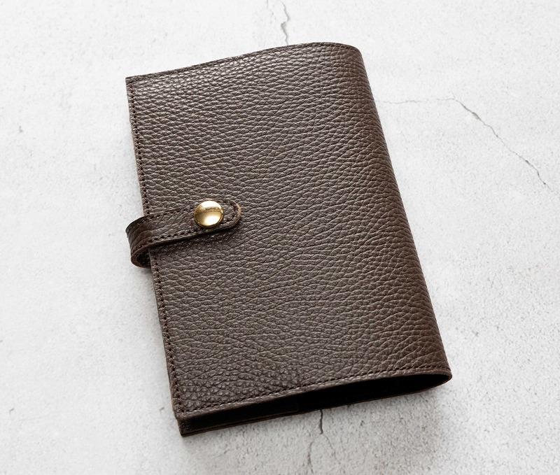 maf&nbsp;pinto&nbsp;(マフ&nbsp;ピント)&nbsp;手帳カバー＆ブックカバー&nbsp;チョコレート&nbsp;ADRIA&nbsp;LINE&nbsp;レザー&nbsp;本革&nbsp;日本製