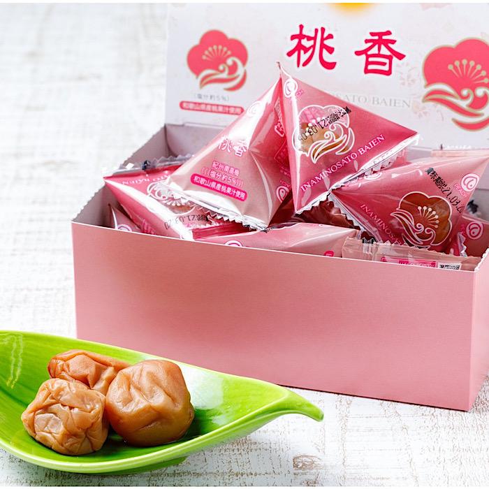 紀州南高梅&nbsp;桃風味梅干（桃香）テトラピロー&nbsp;12個入り&nbsp;【US50】