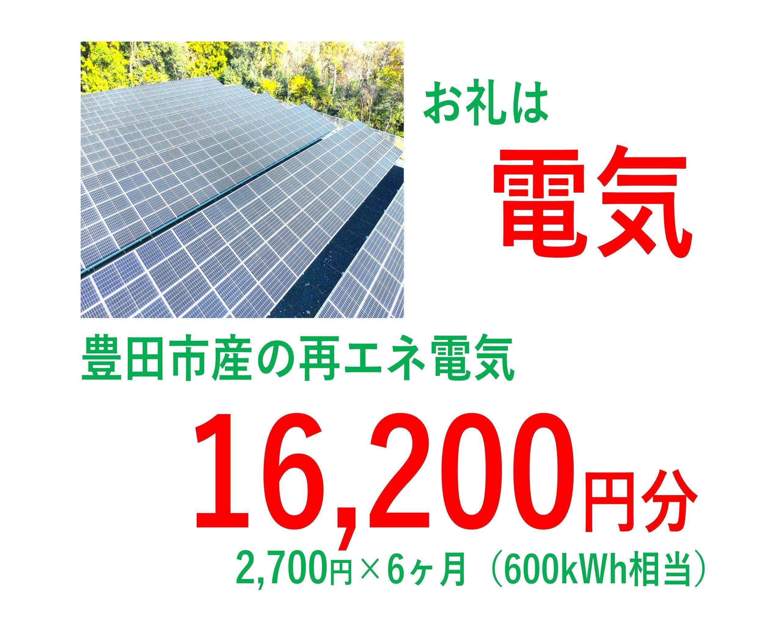 おいでんのでんき600kWh相当（16,200円分　毎月2,700円分×6ヶ月）【定期便：全6回】