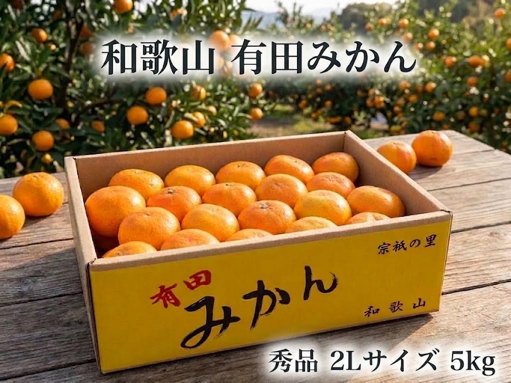 ［秀品・サイズ２Ｌ］まる隆果樹園　和歌山有田産！早生みかん≪5kg≫［予約販売］［数量限定］