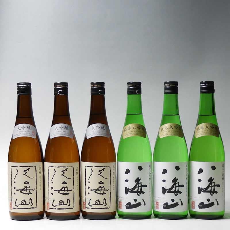 日本酒 八海山 大吟醸・純米大吟醸 720ml×6本セット | JTBのふるさと