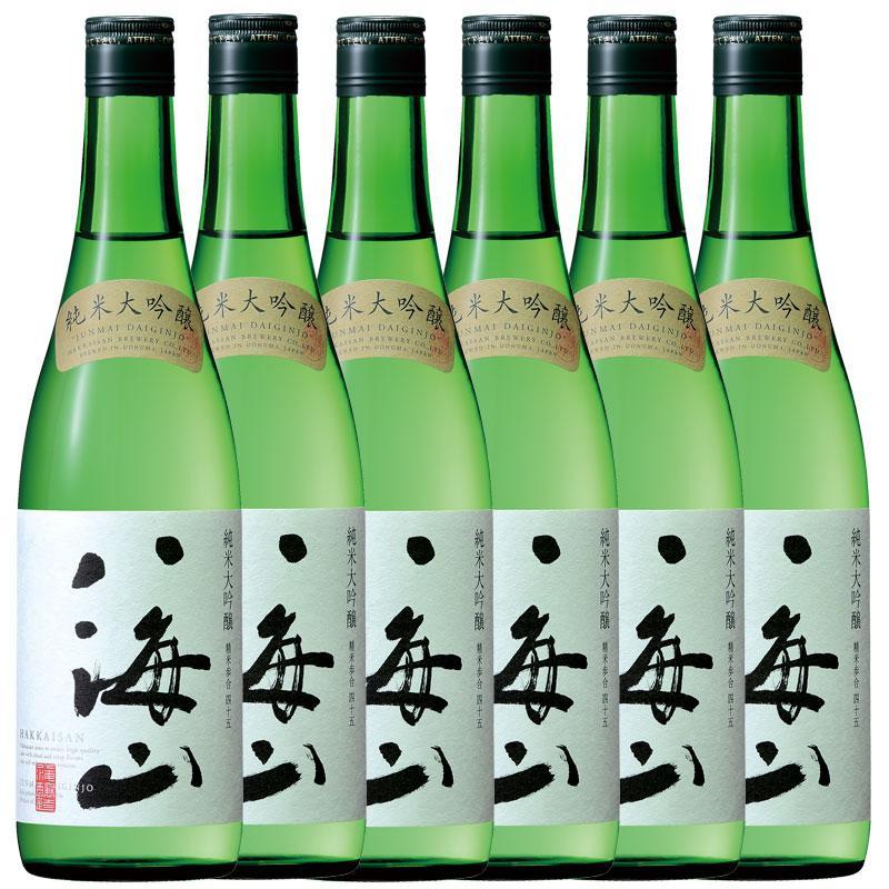 日本酒 八海山 純米大吟醸 45%精米 720ml×6本