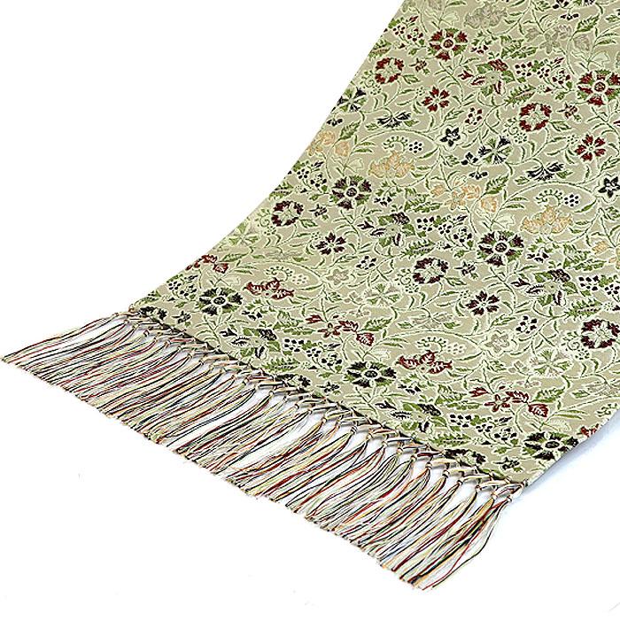 【龍村美術織物】早雲寺テーブルセンター（1号サイズ・銀）