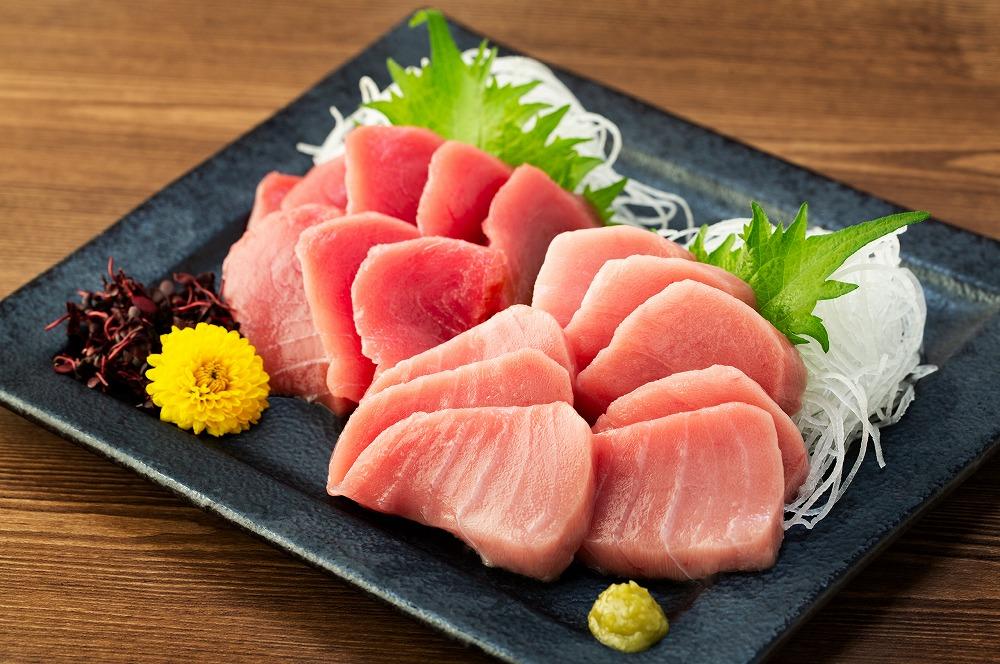 上質なマグロの高級部位】本マグロ 中トロ・赤身セット 450g【ポイント