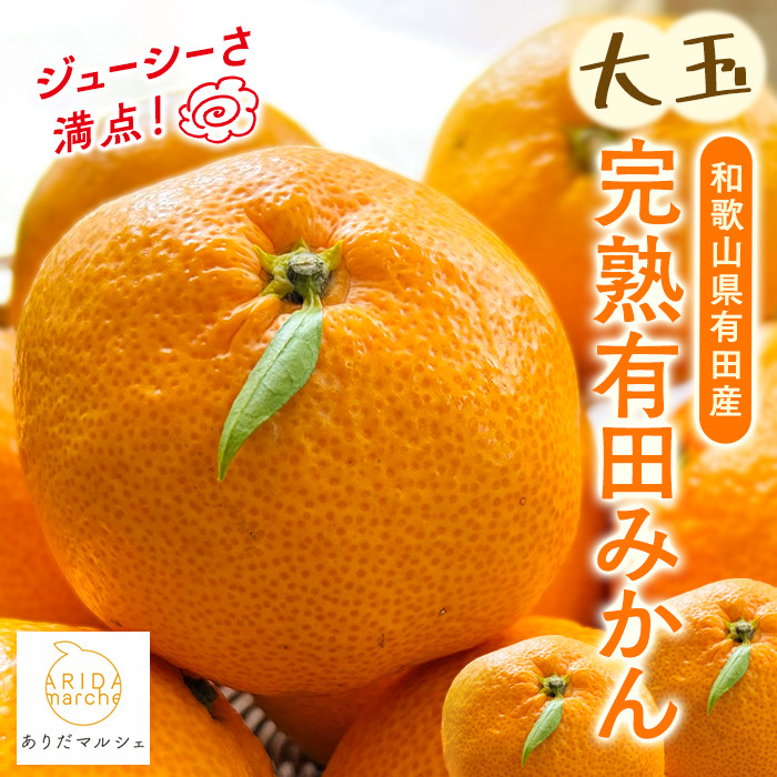 迫力満点 大粒 有田みかん 約4kg［先行予約］［果汁たっぷり］［MS15］