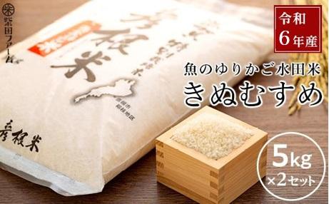 【数量限定】令和6年産 新米【3ヵ月定期便】滋賀県認証！魚のゆりかご水田米「きぬむすめ」白米 5kg×2セット【柴田ファーム】｜お米 白米 近江米 米 きぬむすめ こめ コメ ごはん 5キロ 10キロ 彦根 ひこね 滋賀 コメ ご飯 10kg お米 白米 米 おすすめ 5kg×2 おこめ お米 白米 キヌムスメ 米 お米 10kg お米 10kg 白米 お米 おこめ 近江米 頒布会