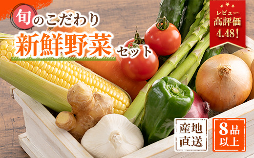 旬の新鮮野菜詰め合わせ&nbsp;8種以上【野菜セット】