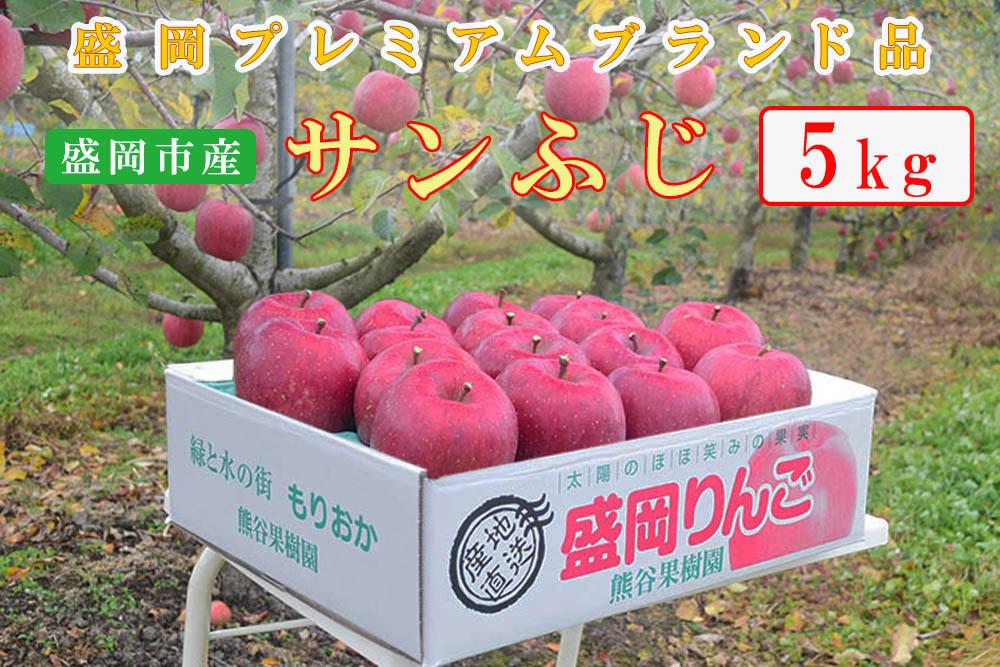 熊谷果樹園 サンふじ5kg（数量限定）【2022年11月下旬より出荷】りんご ふじ サンふじ