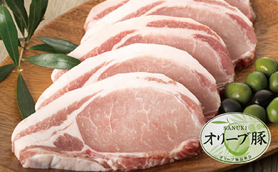 【ギフト用】豚肉 オリーブ豚 ロースとんかつ用 600g（120g×5枚）【化粧箱入り】【配送不可：離島】