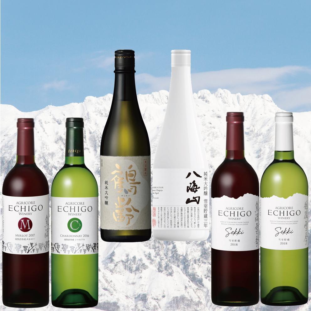 雪室貯蔵のワイン&日本酒セット(750ml×4本、720ml×2本) | JTBの
