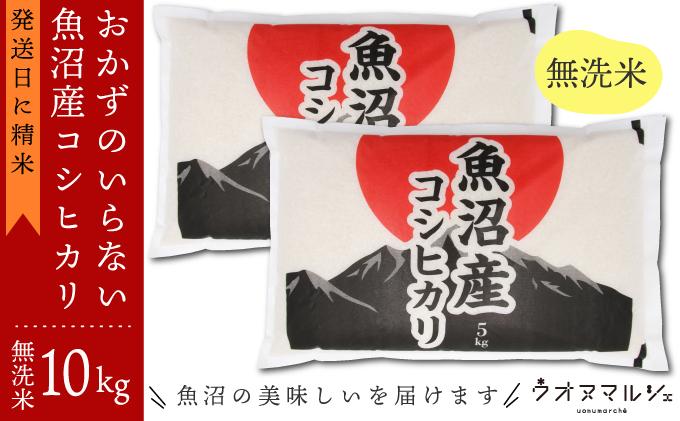 【新米予約】令和６年産 おかずのいらない 魚沼産コシヒカリ　無洗米１０ｋｇ