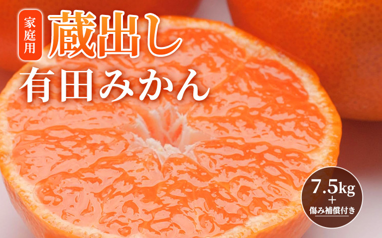［先行予約］家庭用&nbsp;蔵出しみかん7.5kg+250g（傷み補償分）［2027年1月中旬から2027年2月末日頃、順次発送予定］［IKE241］